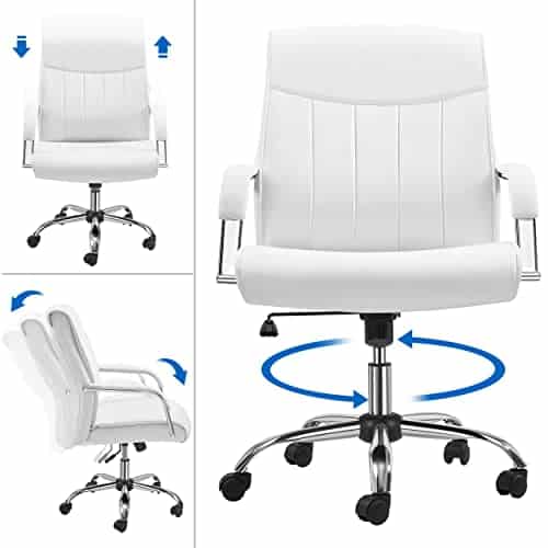 Yaheetech Bürostuhl Schreibtischstuhl Ergonomisch Drehstuhl