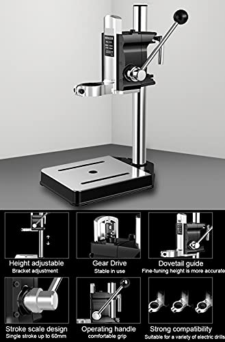 Bohrmaschinenständer Verstellbar - 90° Drehbar Für Präzises Bohren & Schleifen