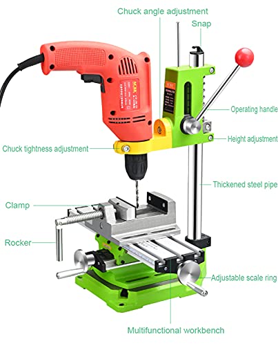 Bohrständer Multifunktion Elektrisch - Schleifhalterung Für Bohrmaschinen 360x400mm
