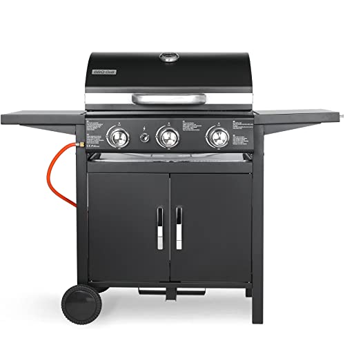 3Brenner Gasgrill, GasgrillMaster, BBQGrillwagen Gas