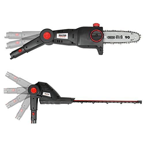 WALTER AkkuHochentaster/Heckenschere 20V, 2in1 Kombigerät mit