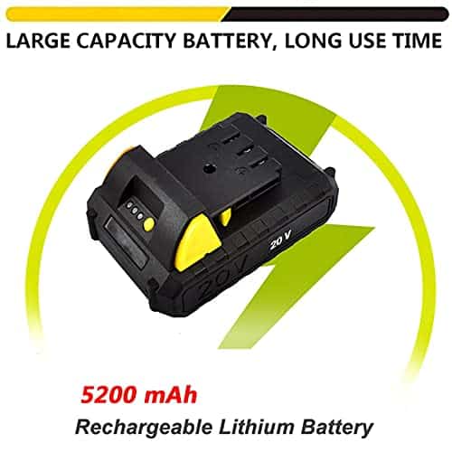 ZJDYDY Handfräse Rotavator mit 4000 mAh LithiumAkku und Ladegerät, 20