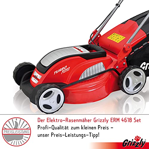 Grizzly Tools ERM 4618 ElektroRasenmäherSet