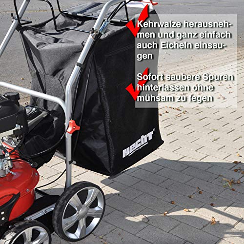 HECHT 8514 BenzinLaubsauger mit Rotationsbürste und HäckslerFunktion