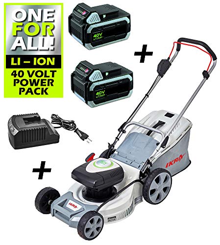 IKRA Akku Rasenmäher Mulchmäher IAM 404625S TwinPower