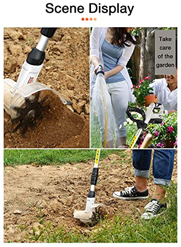 Elektrischer Vertikutierer ohne Kabel, Gartenfräsen (2000mAhAkku