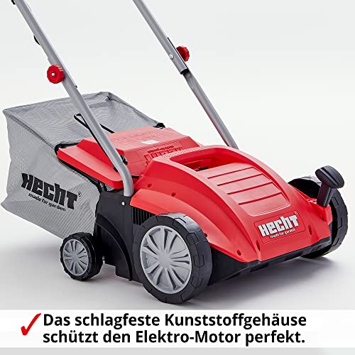 HECHT 2 in 1 ElektroVertikutierer für einen grünen Rasen 1500W