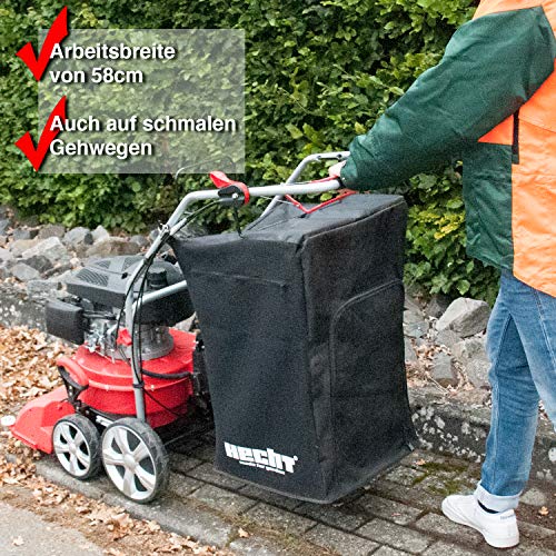 HECHT 8514 BenzinLaubsauger mit Rotationsbürste und HäckslerFunktion