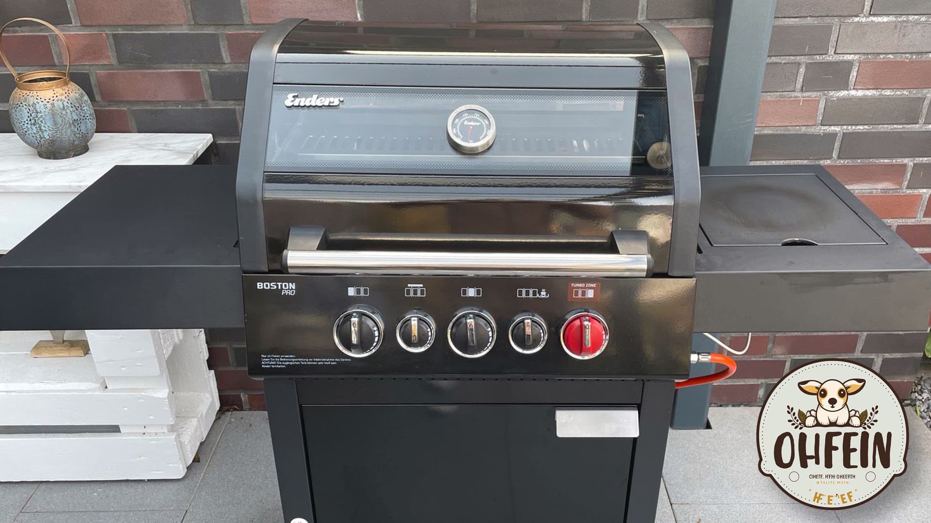 ENDERS Gasgrill Boston Black Pro 3 SIKR Turbo
