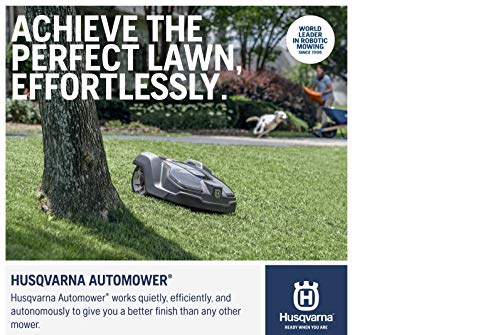 Husqvarna Mähroboter Automower 315 (25 W, Wetter Timer, Alarm, 19 Tasten, LCD-Display mit Bedienmenü, 25 x 53 x 51 cm), Granitgrau, 967623405