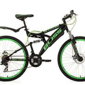 KS Cycling Mountainbike MTB Fully 26'' Bliss schwarz-grün RH 47 cm