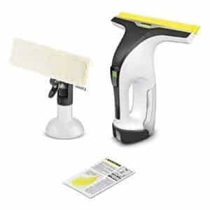 Kärcher Fenstersauger WV 4-4 Plus, verwendbar mit dem Kärcher Battery Power 4/25 Akku, Tank: 150 ml, LED-Anzeige, Sprühflasche Extra mit Mikrofaserbezug, 20 ml Fensterreiniger-Konzentrat, ohne Akku