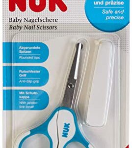 NUK Baby Nagelschere, sicher und präzise, blau, 1 Stück