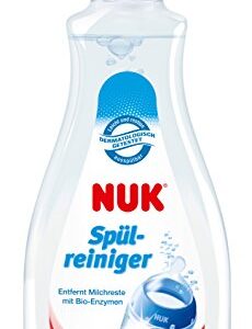 NUK Spülreiniger für Sauger und Flaschen, babygerecht und unbedenklich, frei von Parfüm und Farbstoffen, 30% gratis, 500 ml