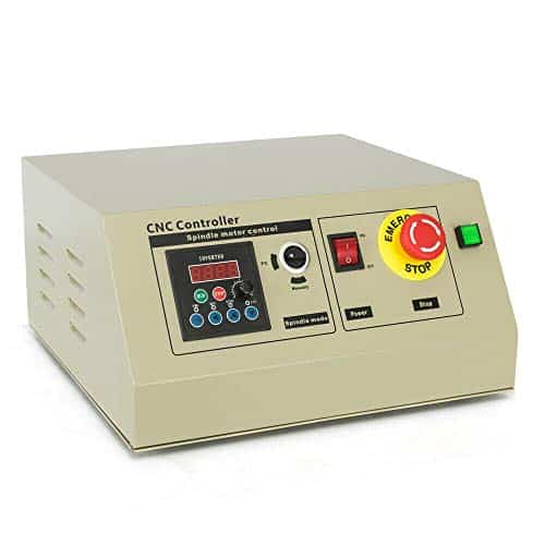 Graviermaschine 6090 CNC Fräsmaschine Metall, Fräsmaschinen CNC Router, 1500W Wassergekühlt Aluminium Steuerung Computer Präzision 59 Zoll/min 5 12 Zoll Werkbank Vielseitig (1500W 6090 Steuerbox