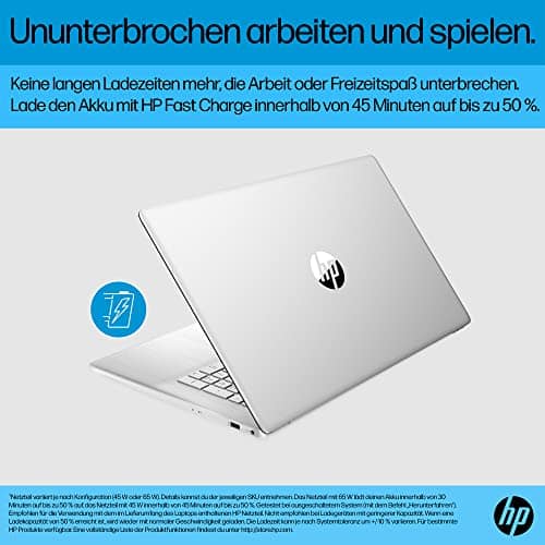 HP Laptop 17,3" FHD IPS AMD Ryzen 7-5700U 16GB RAM 1TB SSD AMD Grafik ...