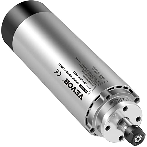 VEVOR Moteur de Broche Refroidi par Air 1,5 kW 12000-24000 tr/min ER11 Pince Conception
