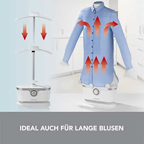 CLEANmaxx Hemdenbügler glättet & erfrischt Hemden und Blusen, ersetzt Bügeleisen und
