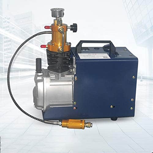 HauTour 300 BAR Hochdruckkompressor – 220V, 80 L/min, 2800 U/min, Mit Wasserkühlung, Für Kleine Flaschen & Ventile