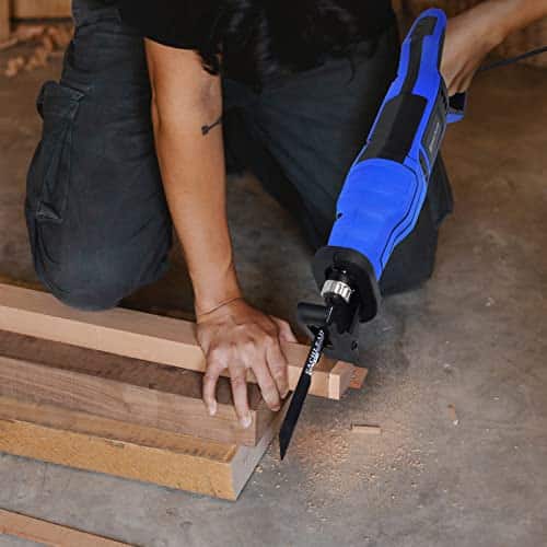 Elektro Säbelsäge 900W - Reciprosäge Mit 5 Blättern - 2800 U/min - 160mm Schnitttiefe