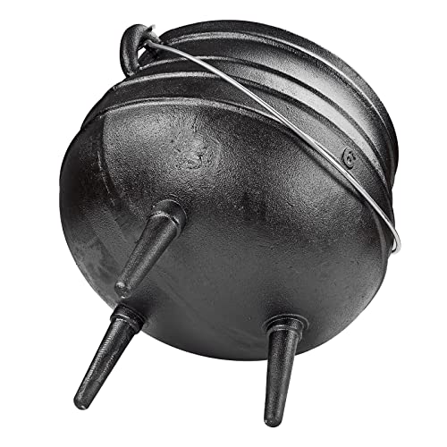BBQTopf/Dutch Oven Schmortopf Gusseisen 14 l für Lagerfeuer Feuerstelle