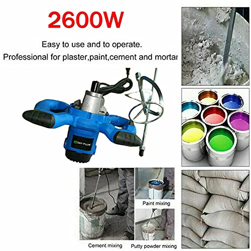 Akku Farbmörtelrührer Kompatibel Mit Makita - 2 IN 1 Bohrhammer Und Rührgerät