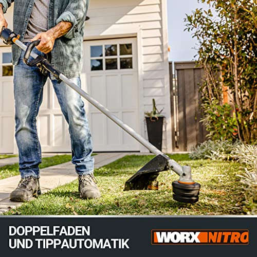 WORX NITRO WG186E.1 Akku Rasentrimmer & Freischneider 40V (2x20V
