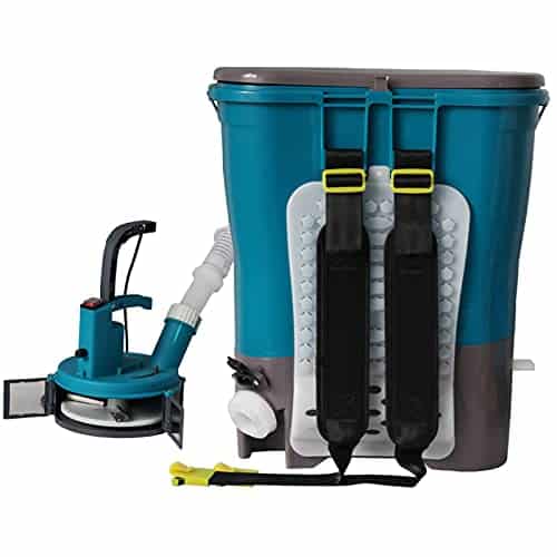 Greenkey 741 Samen- & Düngerstreuer - 3 Liter Fassungsvermögen, Rostfrei, 4 Einstellungen