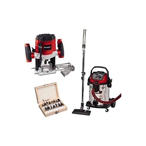 EINHELL Nass- und Trockensauger TE-VC 2025 SACL 1200W 25L + Oberfräse ...