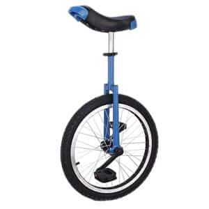 Einrad Mountain Tire Balance Fahrradübung, Einrad mit schwarzen Reifen und verstellbarem Sitzrad mit blauem Körper (16 Zoll)
