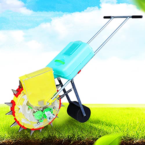 GartenSämaschine mit 10 Saatplatten, HanddruckrollenSämaschine