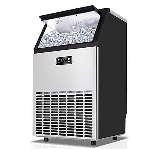 Ice Maker Machine Countertop, 121 Pfund Eis in 24 Stunden, Eiswürfel in