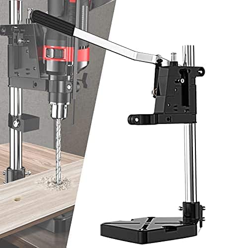 FTVOGUE Bohrmaschinenständer Universal - Aluminiumguss Mit 360° Drehung, Für 35-43mm Maschinen