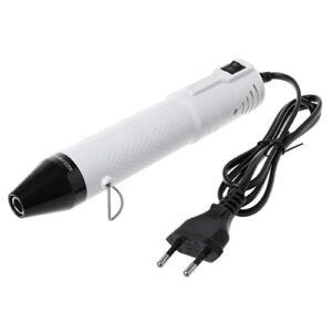 Luluspace Embossing Heißluftpistole Elektrische 130W Mini Shrink Heat Tool Embossing Heat Tool Mini Heißluftfön DIY Werkzeug (1#)