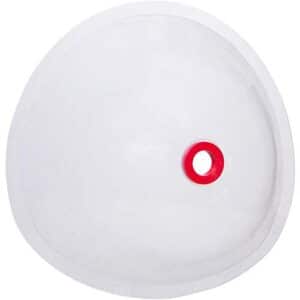 Morris Products 13500 Bohrer Staubschale - Sägestaubsammler - sammelt Staub beim Bohren von Löchern für Einbauleuchten - leicht flexibel - einfache Befestigung - 30,5 x 12,7 x 30,5 cm, 1er Pack, weiß