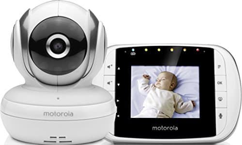 Motorola MBP 33S Digital Baby Monitor with 2.8?inch LCD Colour Display Receiver & Transmitter Camera by