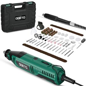 Ogeto Multifunktionswerkzeug 130W, Set mit 131 Zubehörteilen, Variable Drehzal 5000-35000 U/min, zum Schneiden, 3,2 mm, Schleifen, Gravieren, Schärfen, Bohren