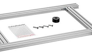 Ottertools - Frässchablone Basic-Line für rechteckige Ausschnitte mit der Oberfräse - verstellbar (800mm x 800mm)