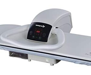 Professional 90HD Hochleistungs-Dampf-Bügelpresse, 91cm mit Ständer (inklusive Kostenloser Schonen Ersatzbezug/Deckel & Schaumunterspannbahn und Wasserfilterpatrone GRATIS)