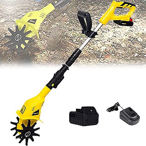 Samnuerly AkkuVertikutierer 20V, tragbare Bodenfräse mit