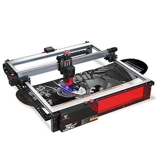 Twotrees TS2 Diodenlasergravierer Professionelle Lasergravurmaschine 450 mm * 450 mm Große Gravurfläche 10 W Laserleistung APP-Verbindung Autofokus