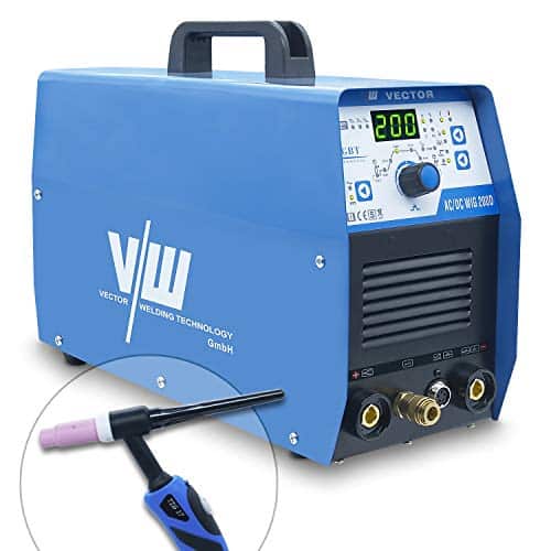 WIG Schweißgerät AC DC 200 A mit Elektrodenschweißfunktion, Alu ...