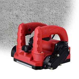 ZhiLianZhao Elektrische Wand Hobelmaschine, Hochleistungsmotor, Ergonomischer Komfortabler Doppelgriff, für Renovierung Alter Mauern, Wandhobelmaschine