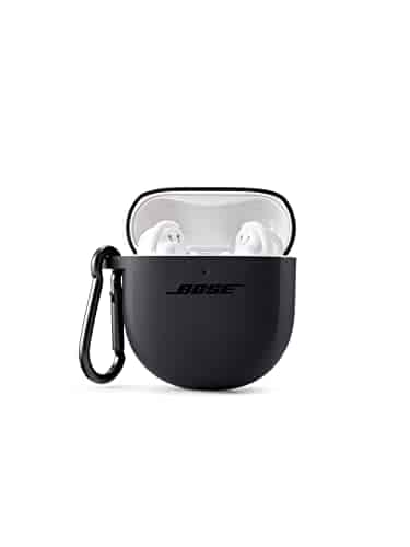 Bose QC Earbuds II Weiß & Etui-Schutzhülle Schwarz – Bild 6