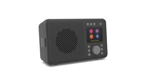 Pure Elan Connect DAB+ Radio mit Bluetooth 5.0 in Charcoal Schwarz. Inklusive TFT Farbdisplay, 20 Senderspeicher, Preset-Tasten, 3.5mm Klinkenstecker, Batteriebetrieb möglich und USB. – Bild 2