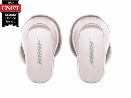 Bose QC Earbuds II Weiß & Etui-Schutzhülle Schwarz – Bild 2