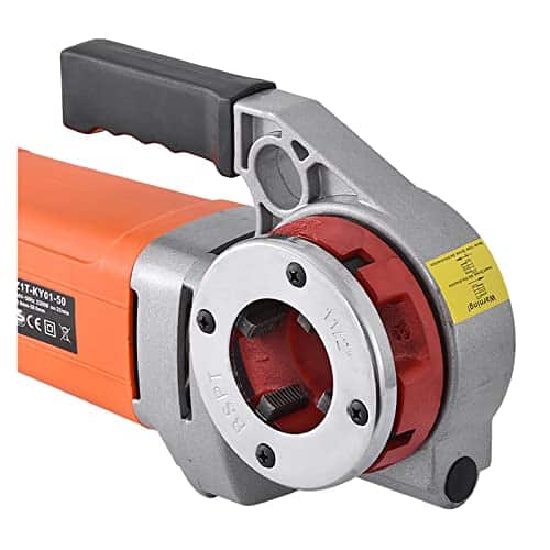 PHIDOL Elektrische Astscheren ZIT-KY01-50 & Tragbarer elektrischer Hand-Rohreinfädler 2300W Industrie-Rohreinfädlermaschine mit 6-Matrizen-Elektrowerkzeug (Color: 220) – Bild 5
