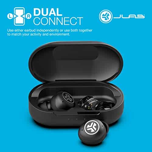 JLab JBuds Air Pro - True Wireless Earbuds mit Tile-Tracker, Bluetooth, kabellos, USB-Ladeetui, Dual Connect & EQ3 Sound – Bild 5
