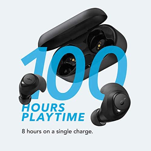 Soundcore Life Dot 2 True Wireless Kopfhörer: 100h Akkulaufzeit, 8mm Audiotreiber, fantastischer Sound, bequeme AirWings, Bluetooth 5, ideal für unterwegs, Sport, Workout und Reisen. – Bild 2