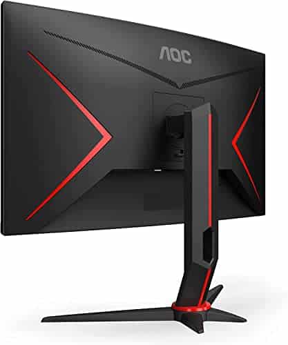 AOC Gaming C27G2U - 27" FHD Curved Monitor, 165 Hz, 1ms, Freesync Premium (1920x1080, HDMI, DisplayPort, USB Hub), schwarz/rot – Bild 7